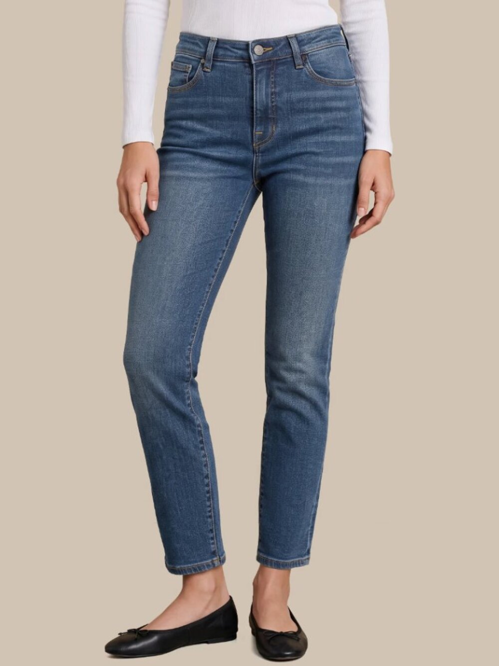 Faith Jeans Hi-Rise Skinny Tummy Control Stretch Jeans